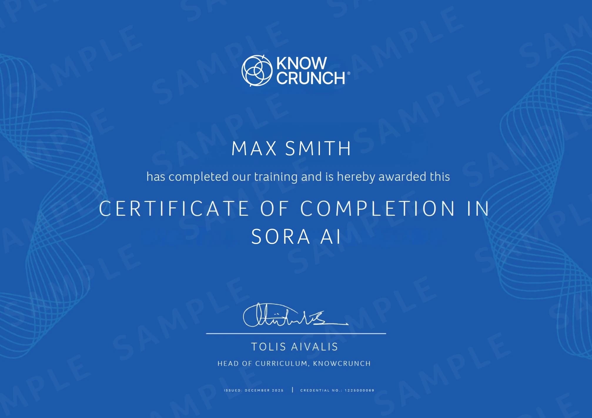 Professional certification diploma